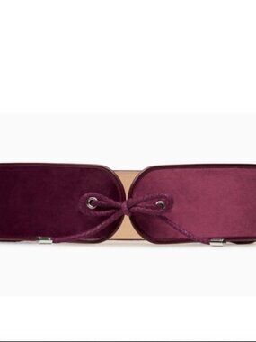 Aritzia Babaton Velvet String Tie Belt S/M